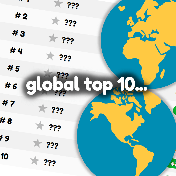 🌐 Top 10 @ 10 📈: #1 NottsStu, #2 Sadz, #3 just, #4 QPheevr, #5 RedStone, #6 Bhish, #7 Rob Ellis (bigears), #8 AB, #9 just2, #10 thoomgnoom, Global Rankings.