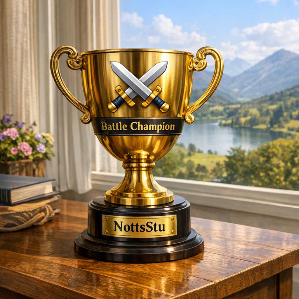 ⚔️ NottsStu ⚔️ is this week’s Battle Champion!
21 wins, 84% win rate