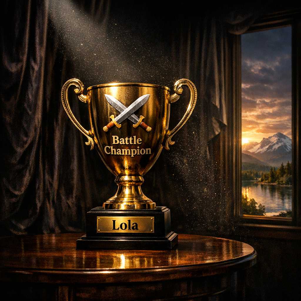 ⚔️ Lola ⚔️ is this week’s Battle Champion! 
14 wins, 100% win rate