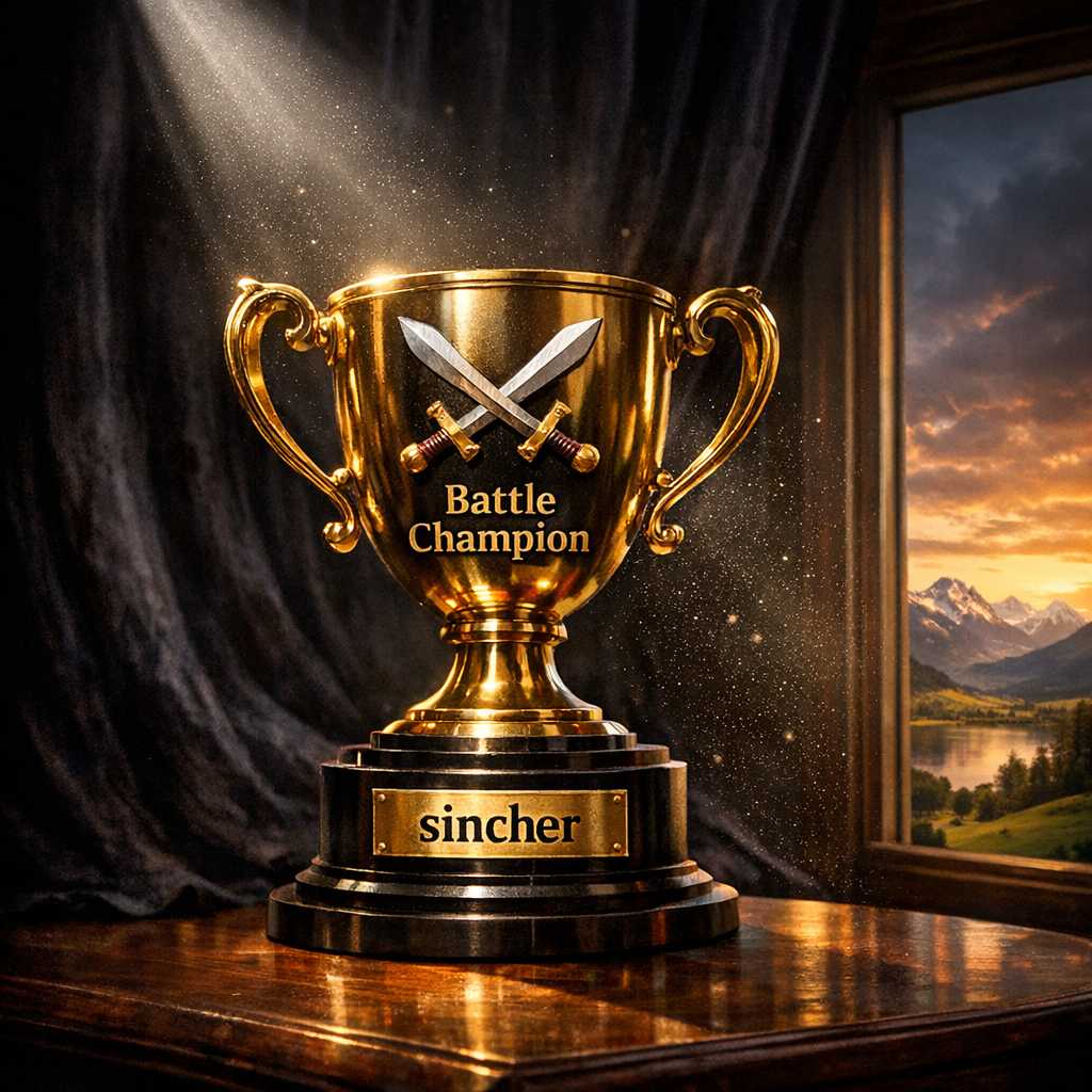 ⚔️ sincher ⚔️ is this week’s Battle Champion! 
34 wins, 94% win rate