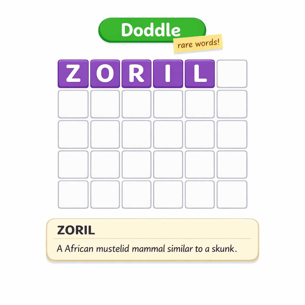 🟣 Rare Word of the Week: ZORIL