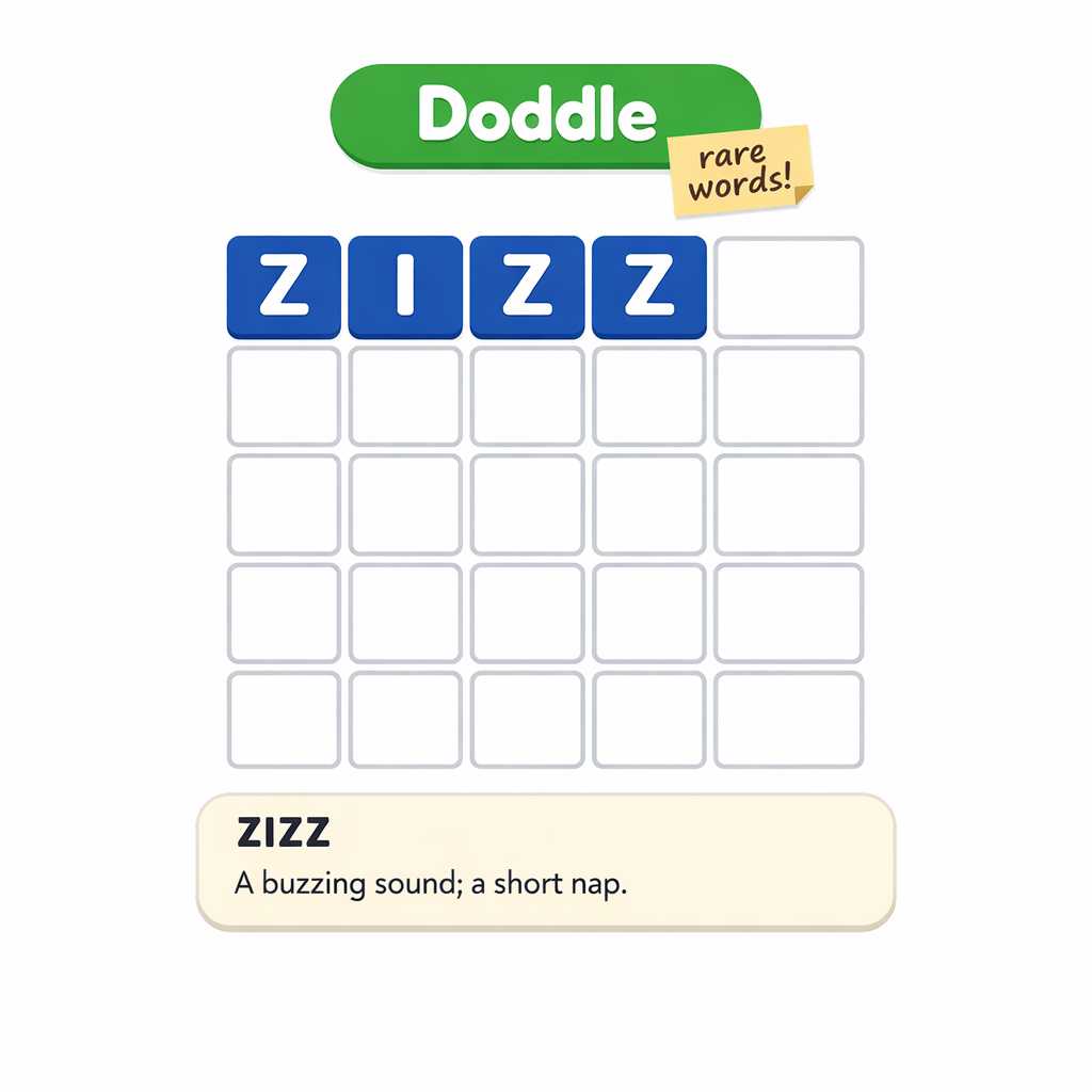 🔷 Rare Word of the Week: ZIZZ