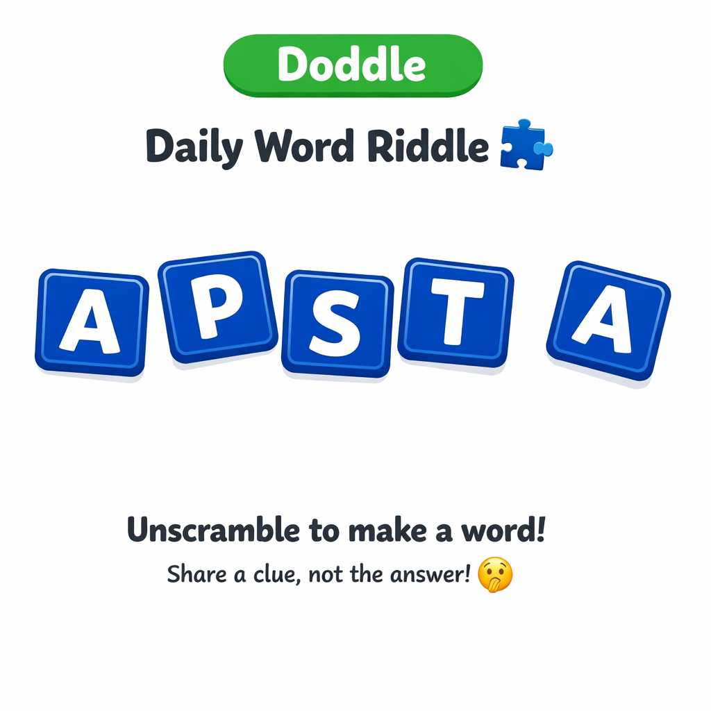 🧩 Daily Word Riddle – Can You Solve It?
