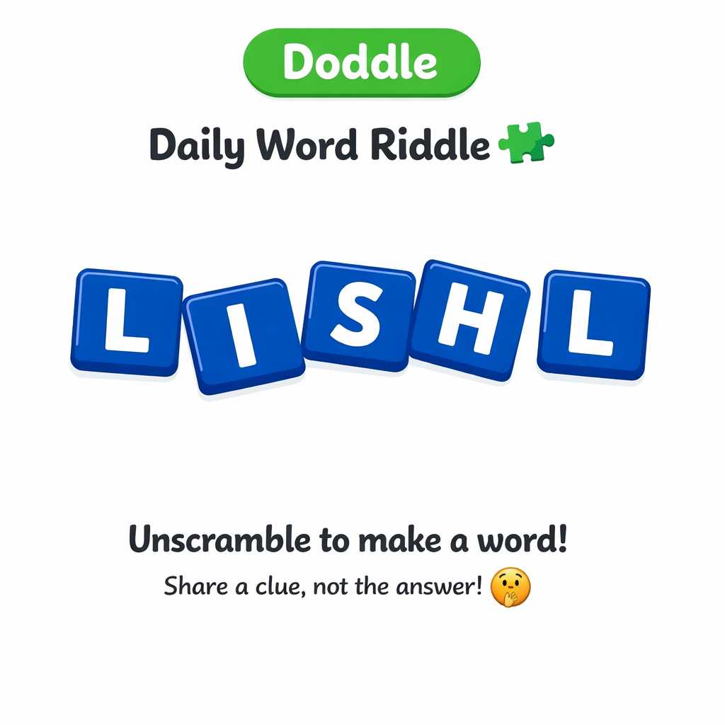 🧩 Daily Word Riddle – Can You Solve It?