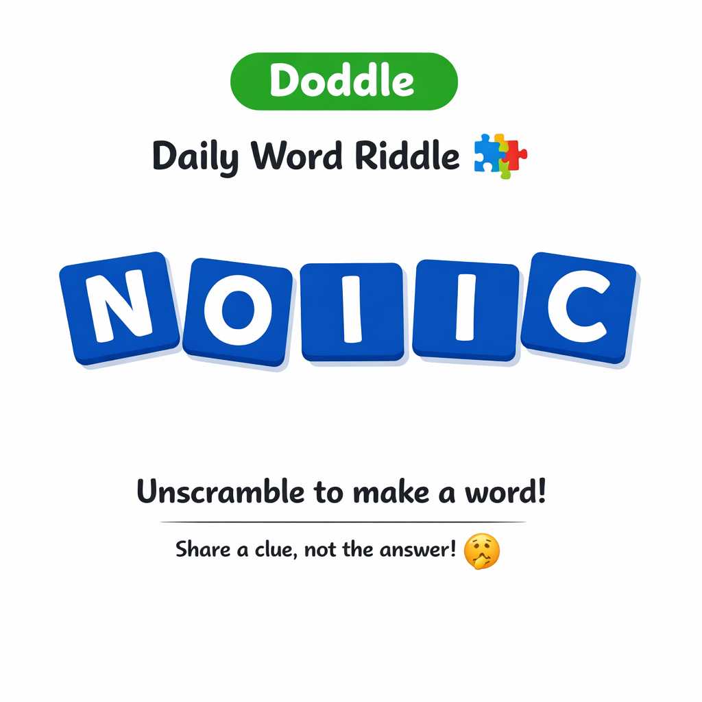 🧩 Daily Word Riddle – Can You Solve It?