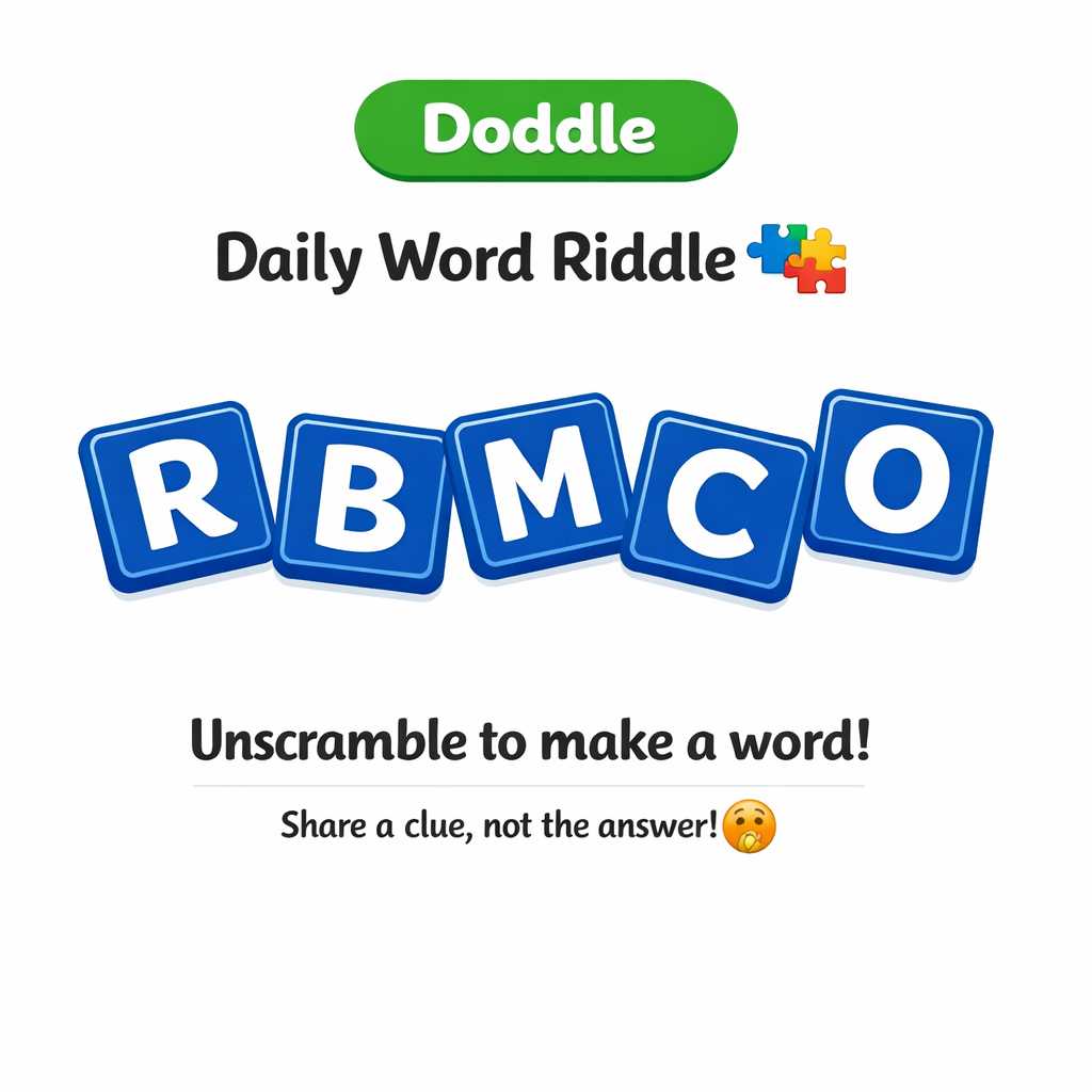 🧩 Daily Word Riddle – Can You Solve It?