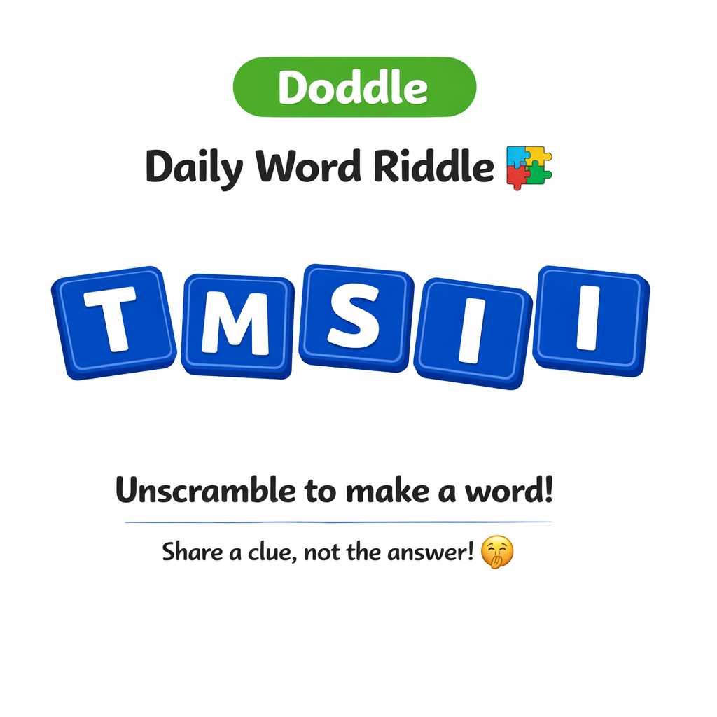 🧩 Daily Word Riddle – Can You Solve It?