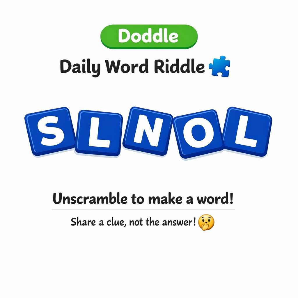🧩 Daily Word Riddle – Can You Solve It?
