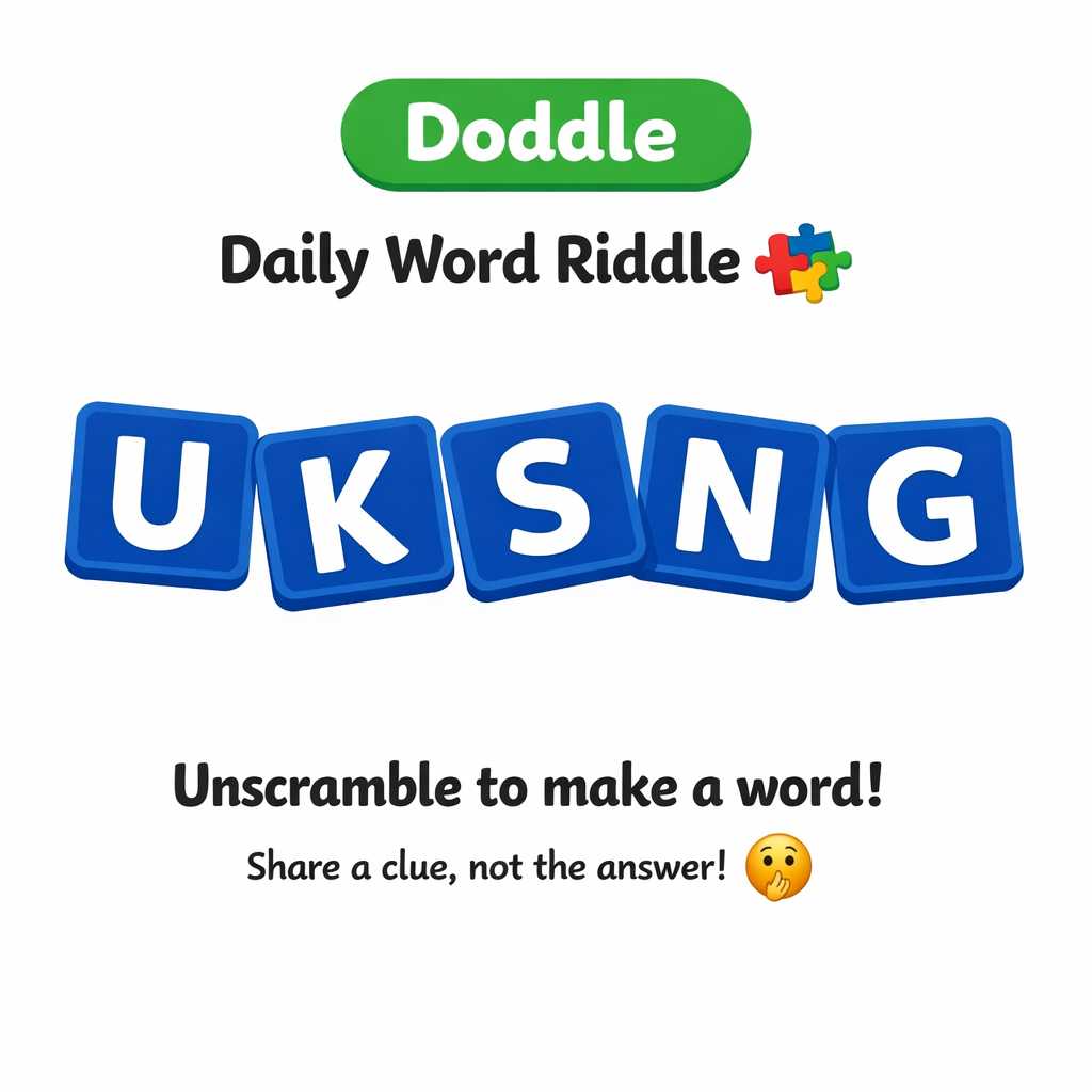 🧩 Daily Word Riddle – Can You Solve It?