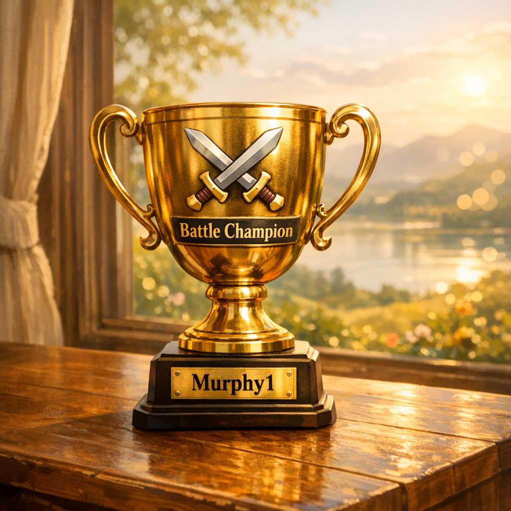 ⚔️ Murphy1 ⚔️ is this week’s Battle Champion!
19 wins, 90% win rate