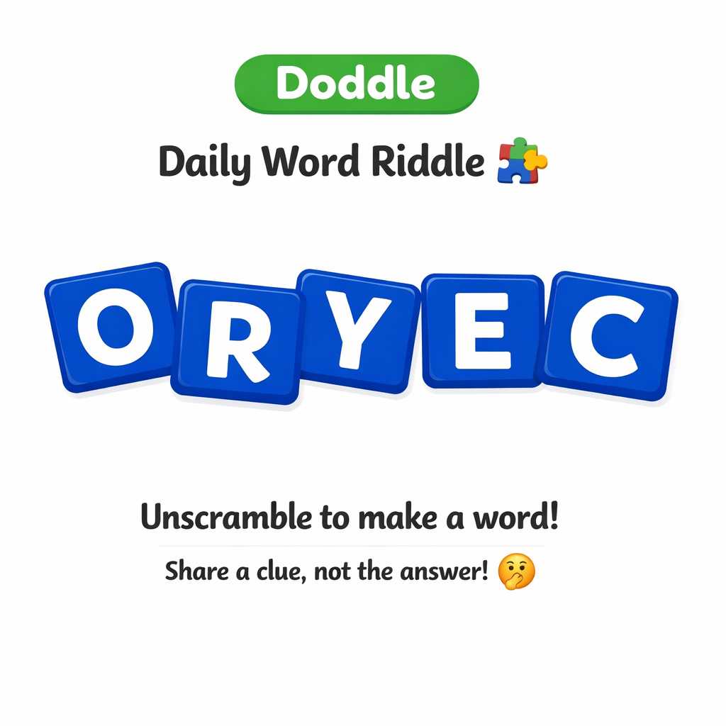 🧩 Daily Word Riddle – Can You Solve It?