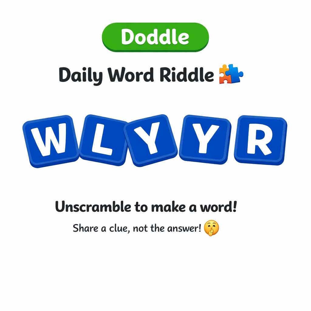 🧩 Daily Word Riddle – Can You Solve It?