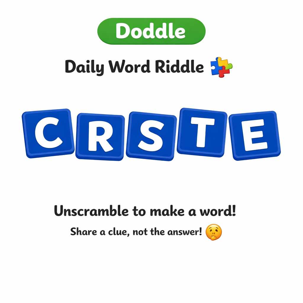 🧩 Daily Word Riddle – Can You Solve It?