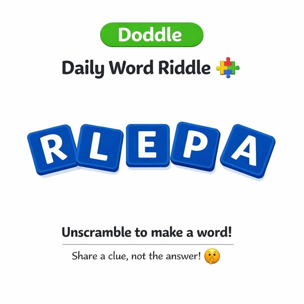 🧩 Daily Word Riddle – Can You Solve It?