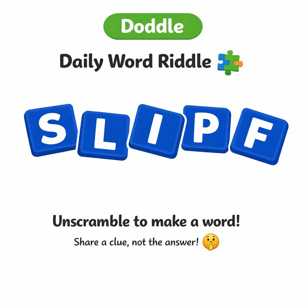 🧩 Daily Word Riddle – Can You Solve It?