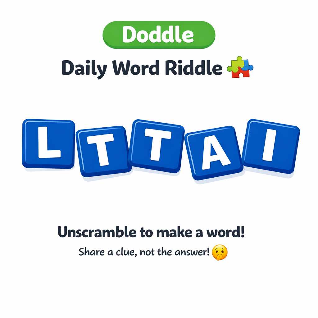🧩 Daily Word Riddle – Can You Solve It?