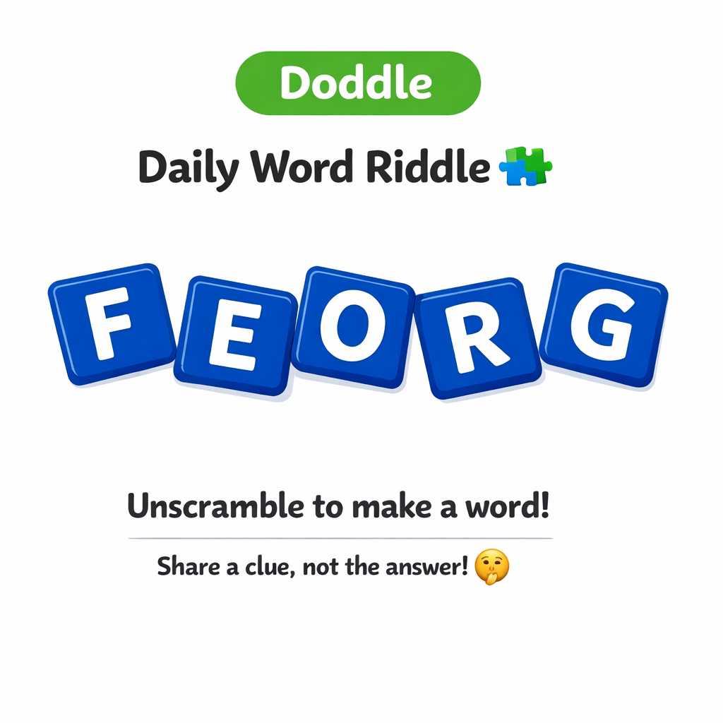 ๐งฉ Daily Word Riddle – Can You Solve It?