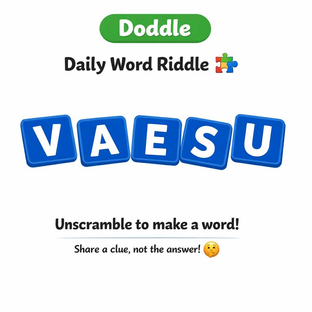 🧩 Daily Word Riddle – Can You Solve It?