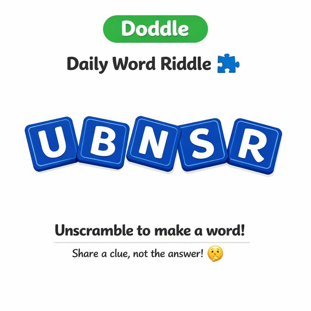 🧩 Daily Word Riddle – Can You Solve It?