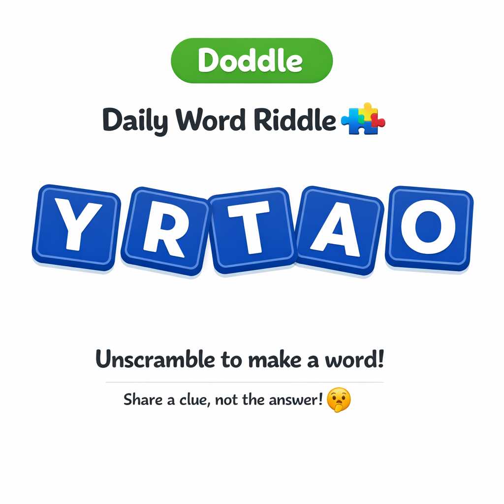 🧩 Daily Word Riddle – Can You Solve It?