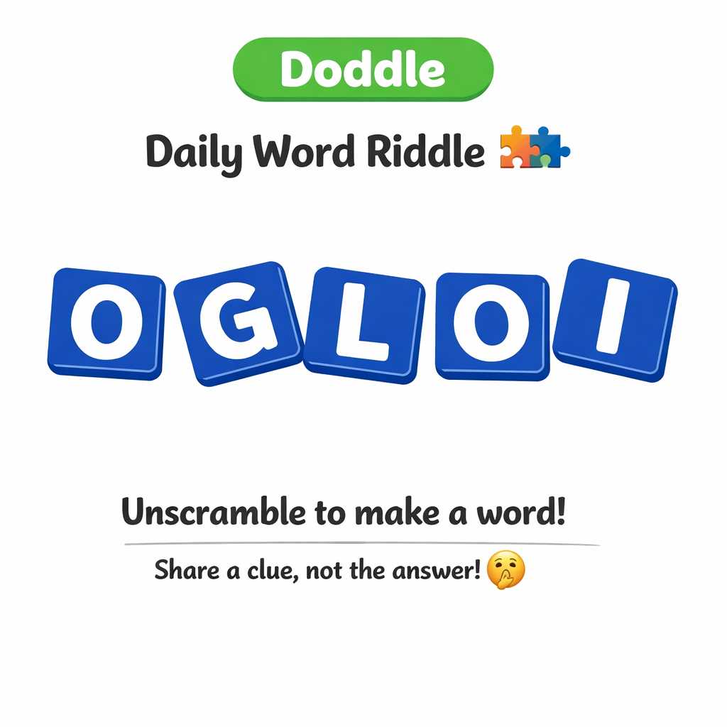 🧩 Daily Word Riddle – Can You Solve It?