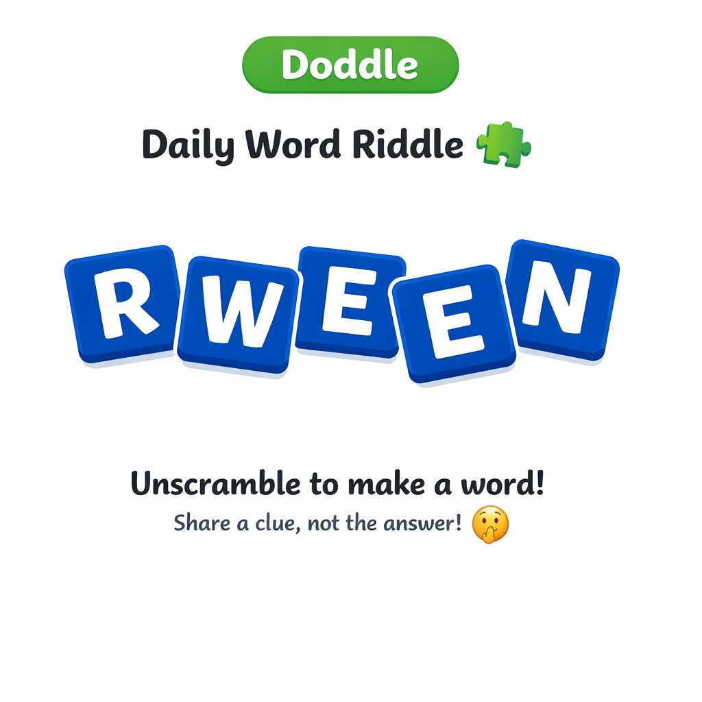 🧩 Daily Word Riddle – Can You Solve It?