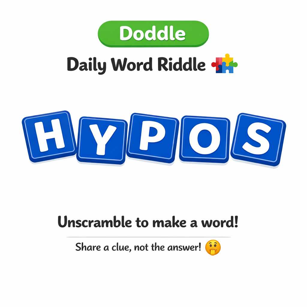 🧩 Daily Word Riddle – Can You Solve It?