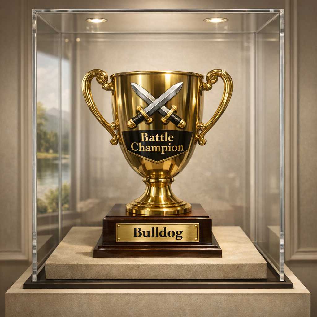 ⚔️ Bulldog ⚔️ is this week’s Battle Champion! 
19 wins, 90% win rate
