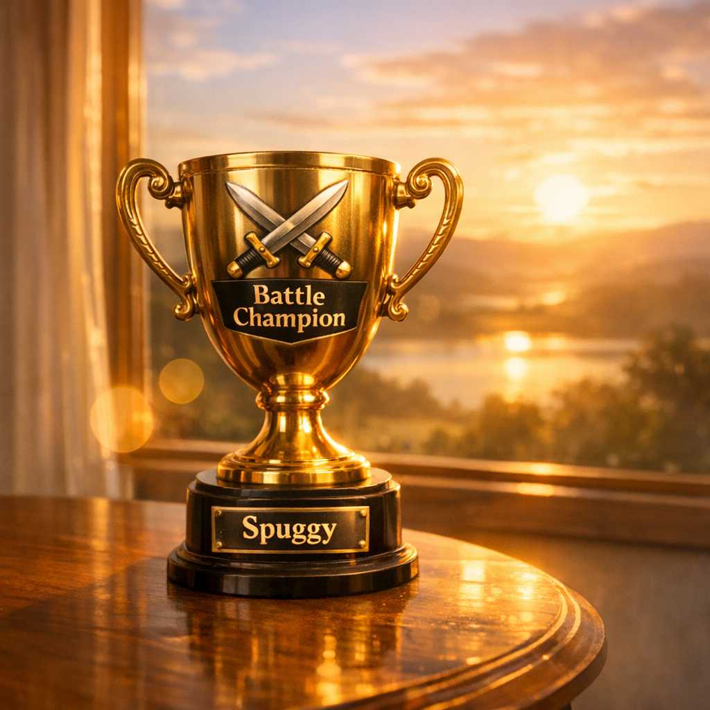 ⚔️ Spuggy ⚔️ is this week’s Battle Champion!
27 wins, 75% win rate
