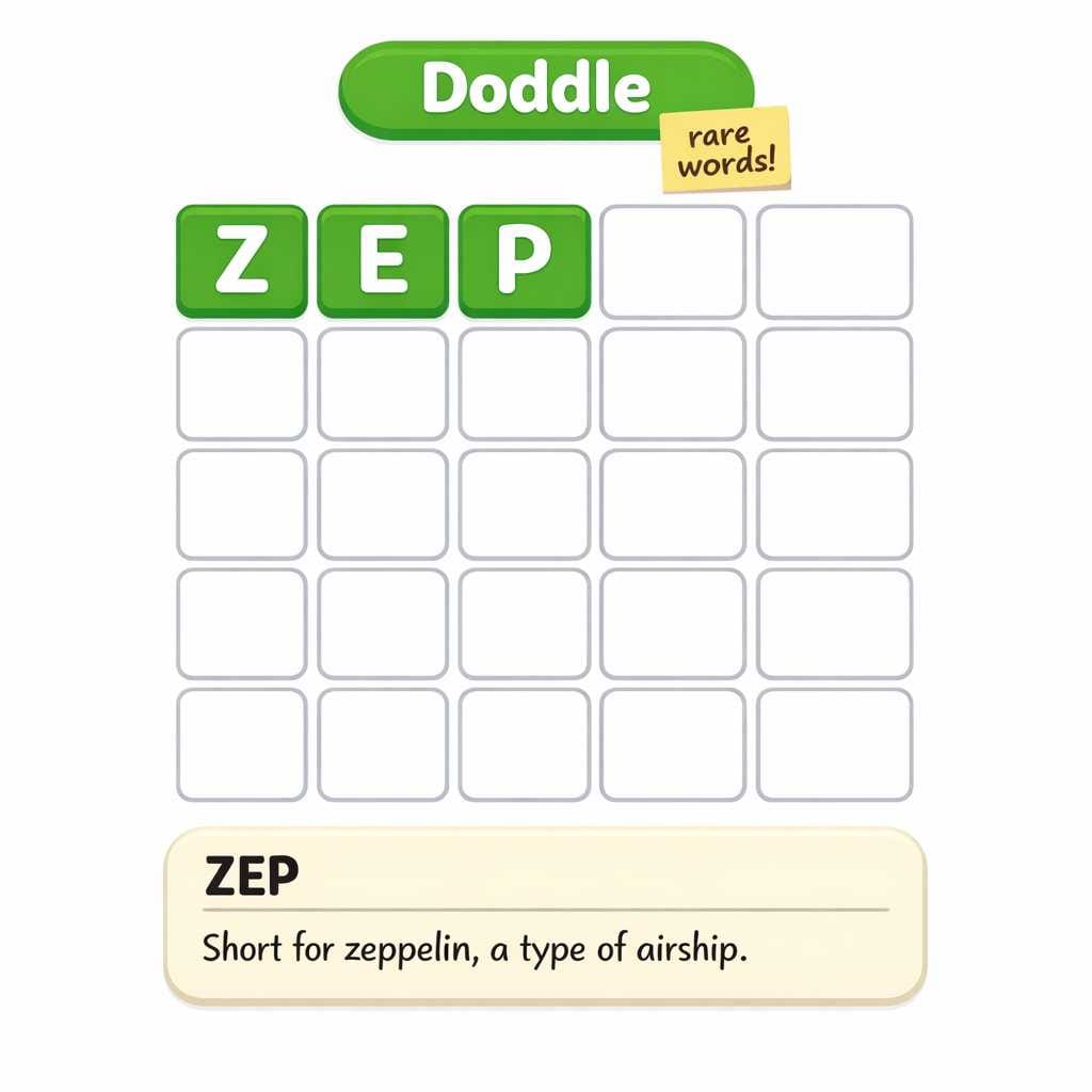 🔶 Rare Word of the Week: ZEP