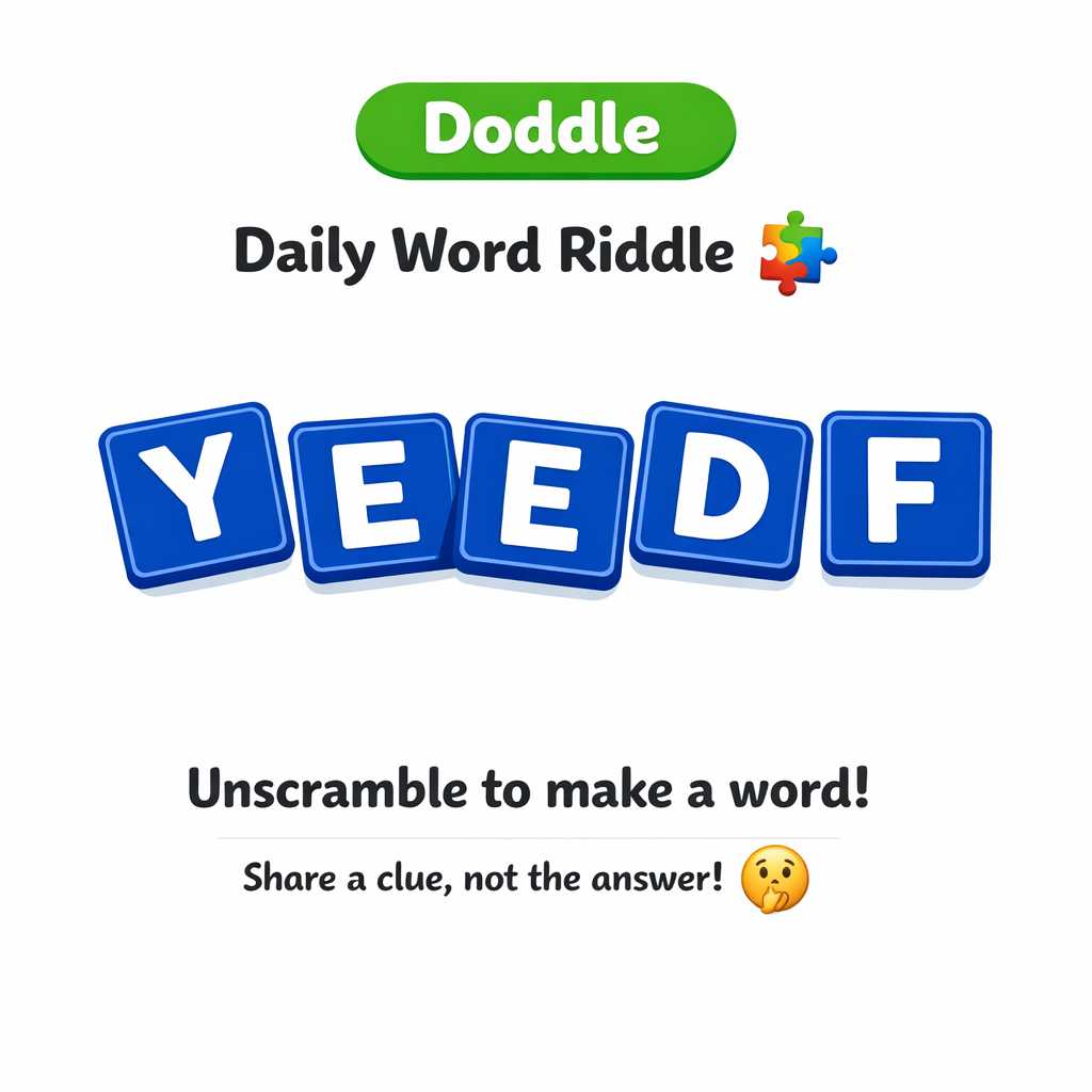 🧩 Daily Word Riddle – Can You Solve It?