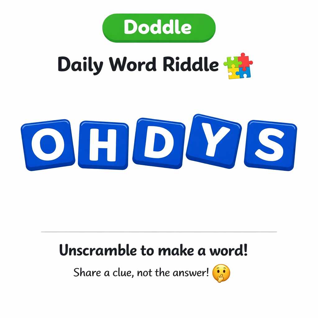 🧩 Daily Word Riddle – Can You Solve It?