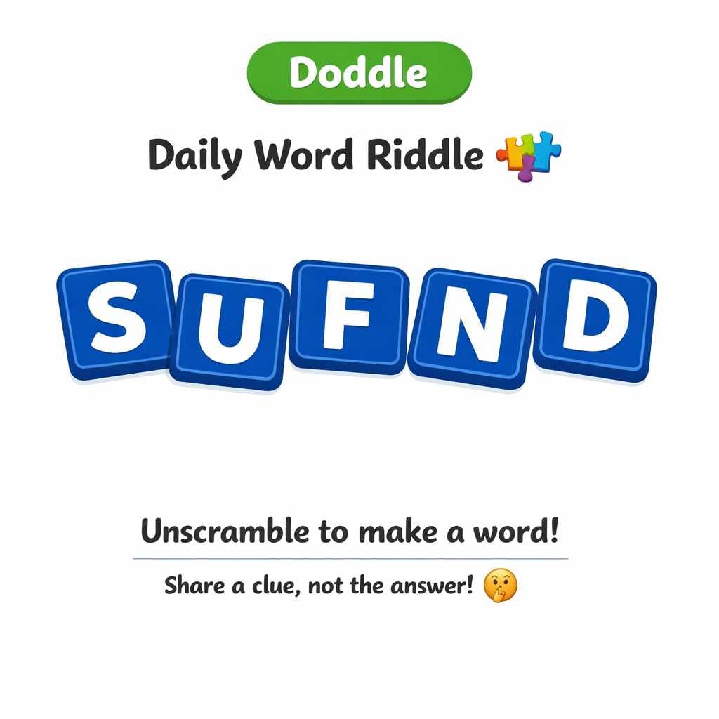 🧩 Daily Word Riddle – Can You Solve It?