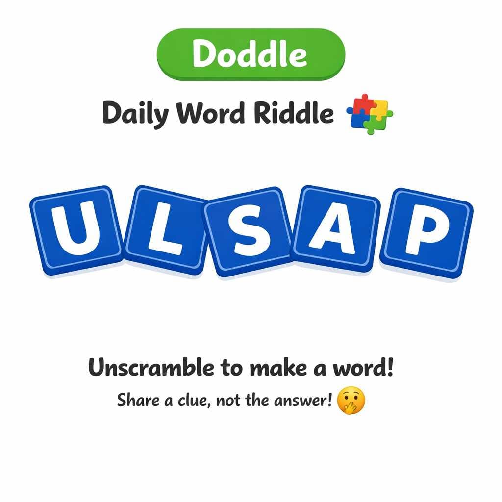 🧩 Daily Word Riddle – Can You Solve It?