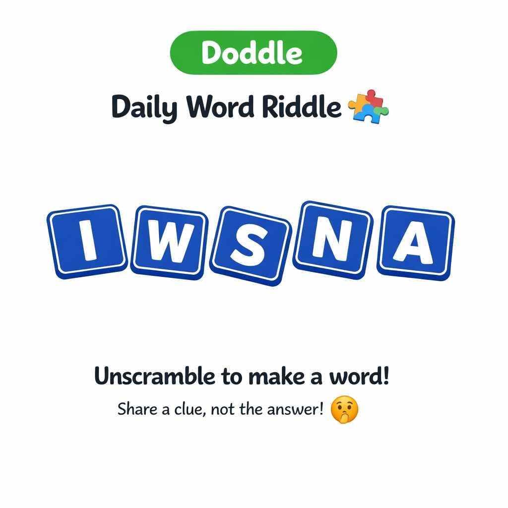 🧩 Daily Word Riddle – Can You Solve It?