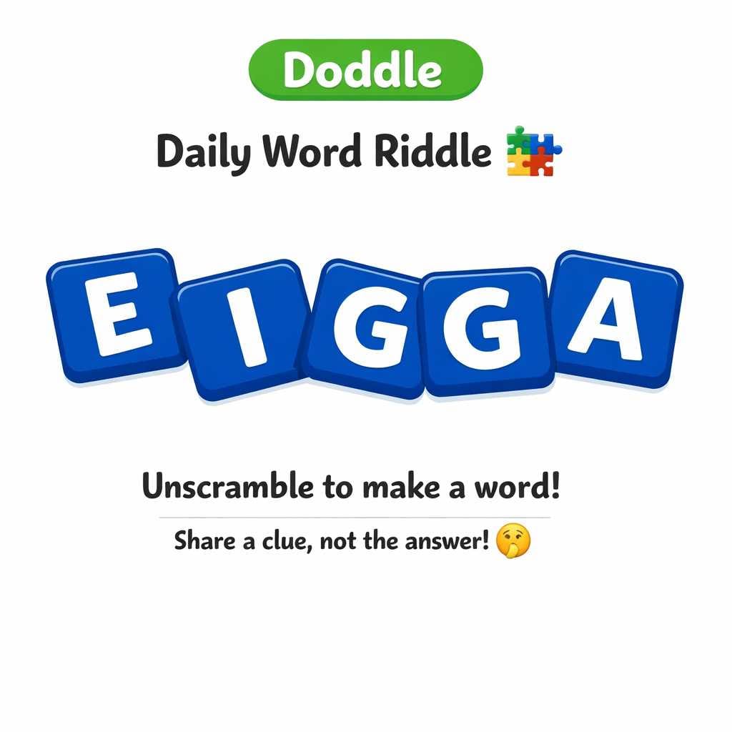 🧩 Daily Word Riddle – Can You Solve It?