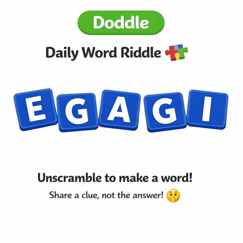 🧩 Daily Word Riddle – Can You Solve It?