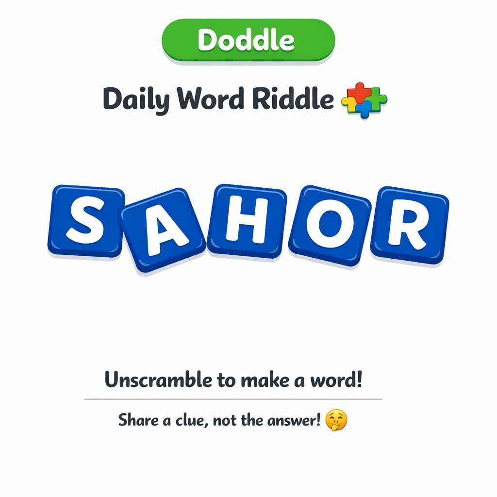 🧩 Daily Word Riddle – Can You Solve It?