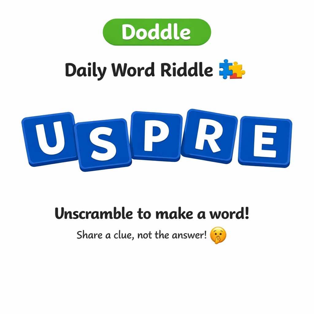 🧩 Daily Word Riddle – Can You Solve It?