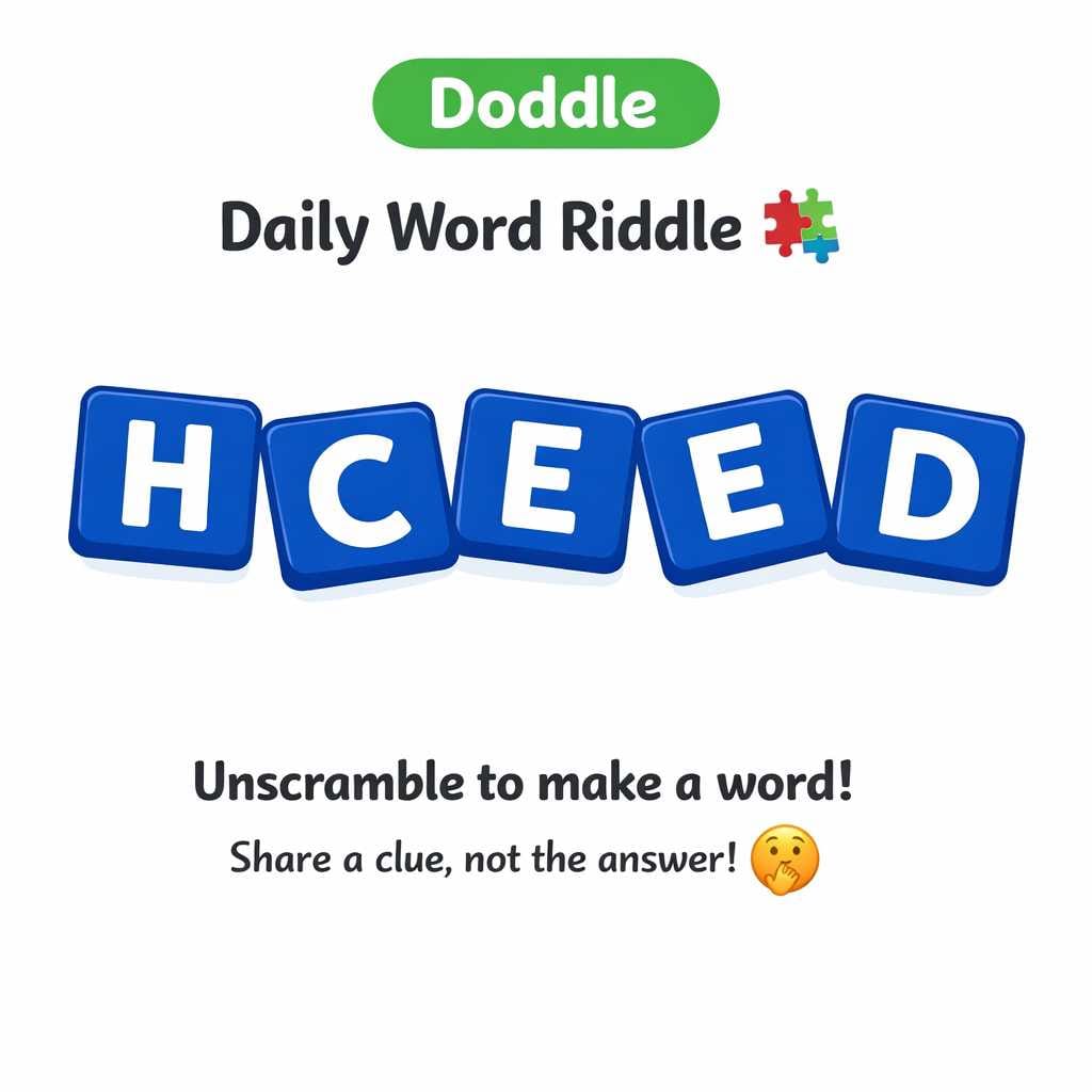🧩 Daily Word Riddle – Can You Solve It?