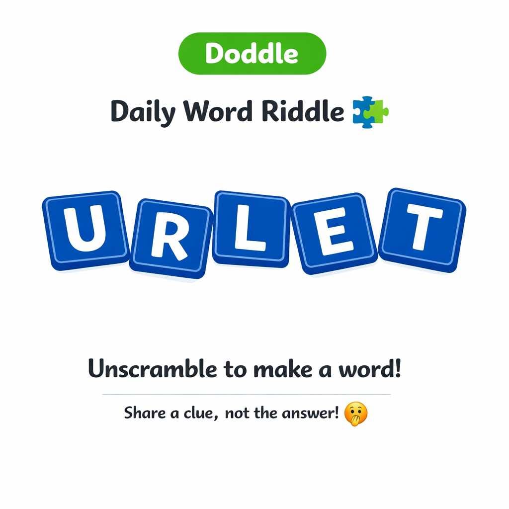 🧩 Daily Word Riddle – Can You Solve It?