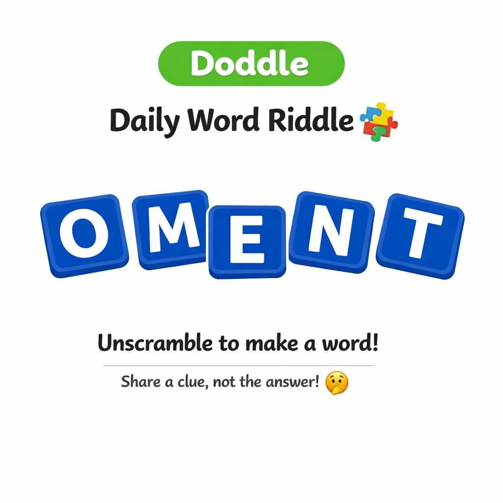 🧩 Daily Word Riddle – Can You Solve It?