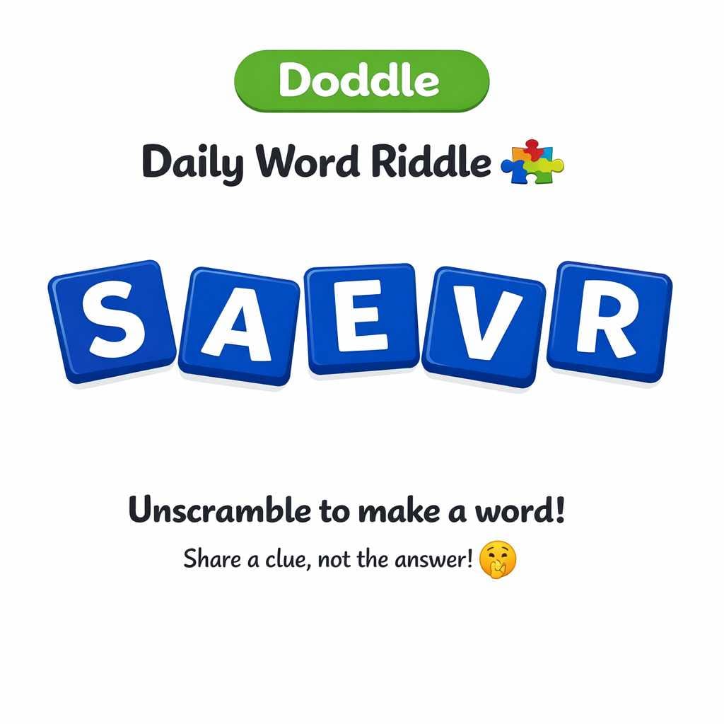🧩 Daily Word Riddle – Can You Solve It?