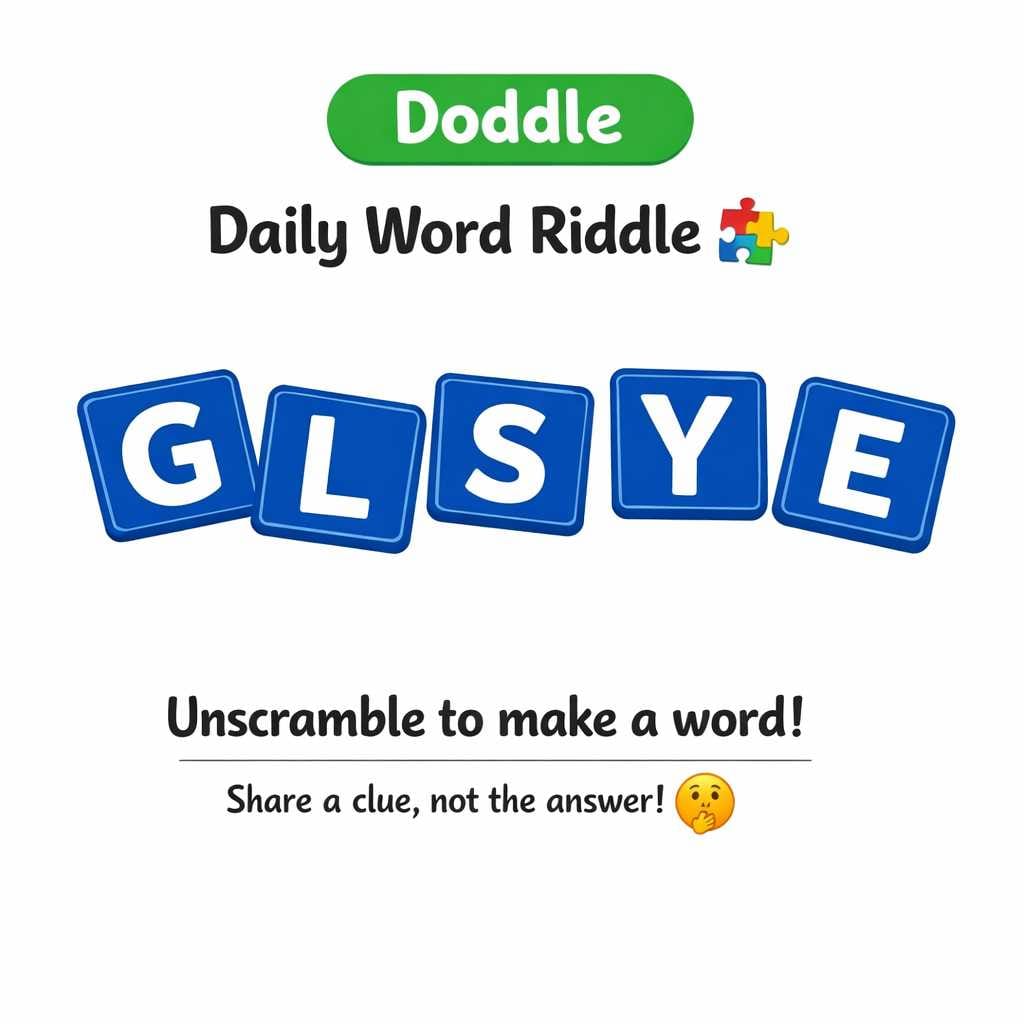 🧩 Daily Word Riddle – Can You Solve It?