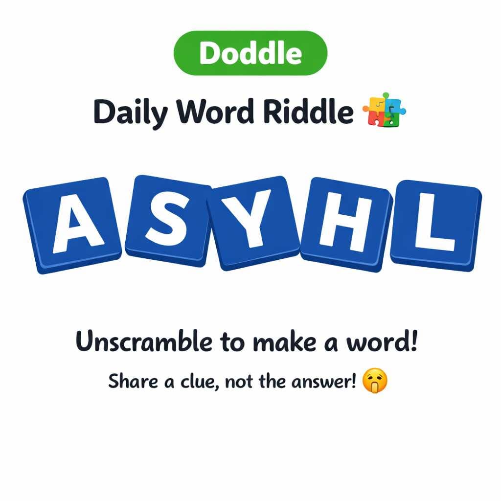 🧩 Daily Word Riddle – Can You Solve It?