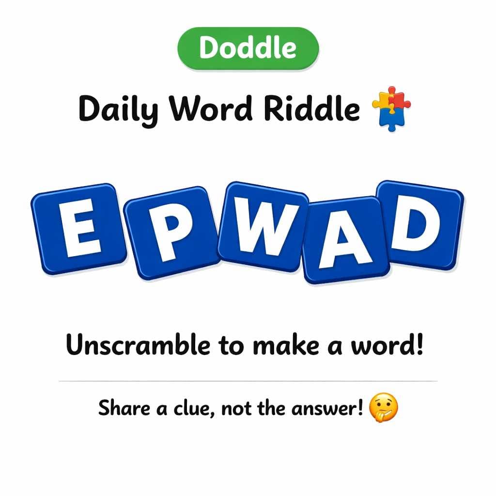 🧩 Daily Word Riddle – Can You Solve It?