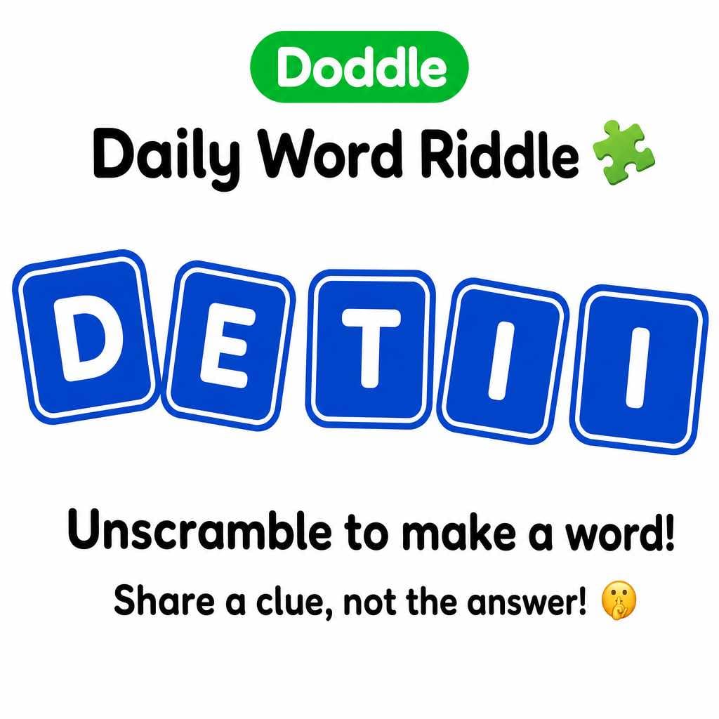 🧩 Daily Word Riddle – Can You Solve It?