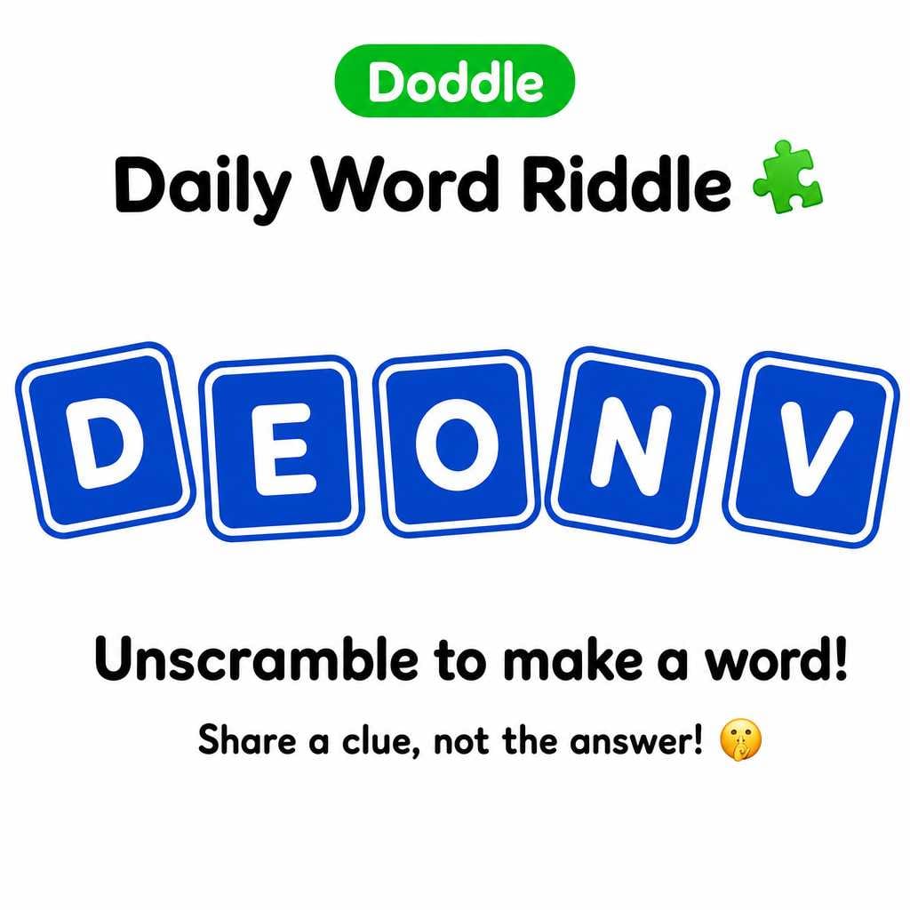 🧩 Daily Word Riddle – Can You Solve It?