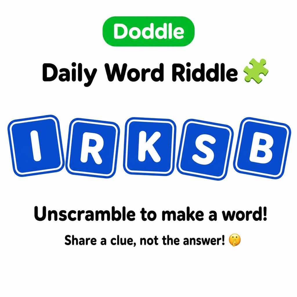 🧩 Daily Word Riddle – Can You Solve It?