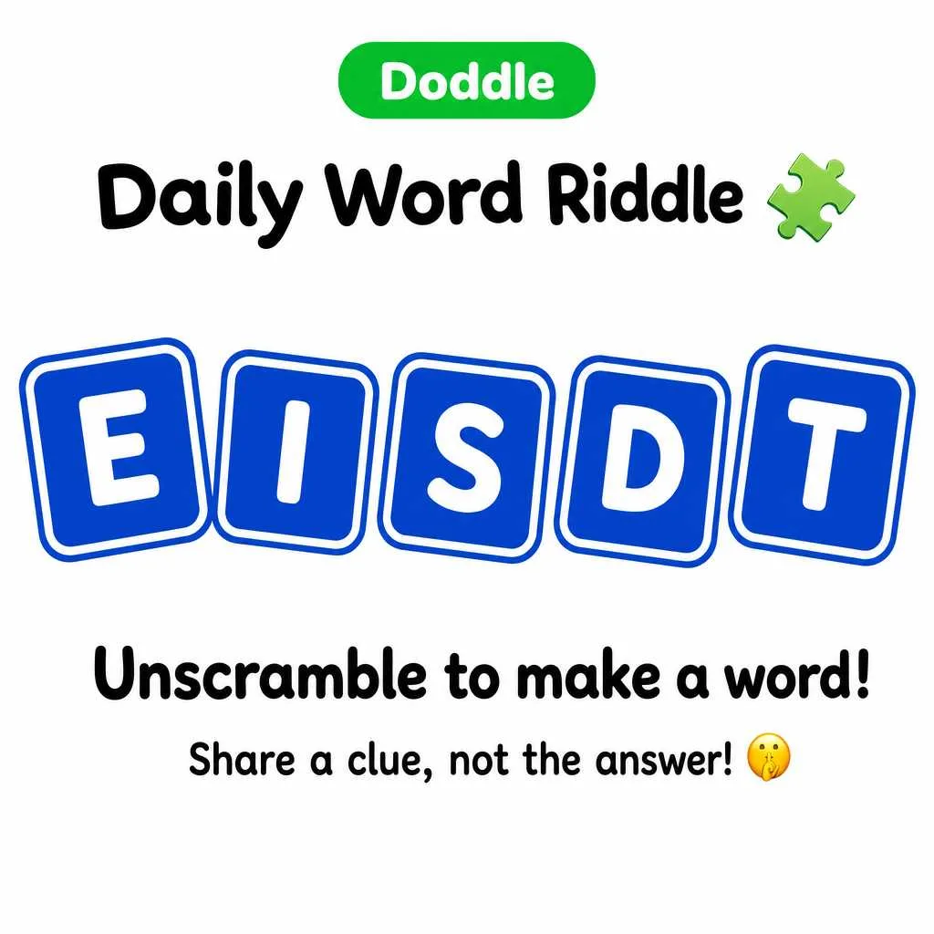 🧩 Daily Word Riddle – Can You Solve It?